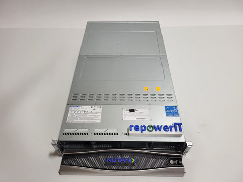 Nutanix NXS2U2NL12G500 2U Server with 2x X10DRT-P-G5-NI22 Blades USED