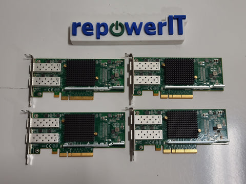 Lot of 4x Silicom PE210G2SPI9A Dual Port Fiber 10Gb PCI Express Server Adapter USED