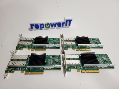 Lot of 4x Silicom PE210G2SPI9A Dual Port Fiber 10Gb PCI Express Server Adapter USED