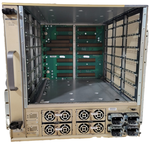 Lot of 2x Cisco C6807-XL Catalyst 6807 Modular Switch Chassis + PSU + Fan USED