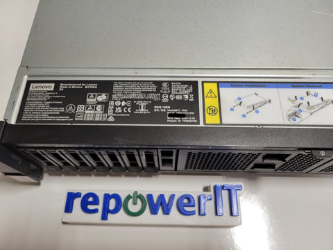 Lenovo Thinksystem SR650 2U Rack Server Xeon Silver 4208 2.1GHz 96GB 7x 240GB SSDs Raid 930-8i USED