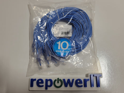 Lot of 240x Monoprice SlimRun Cat6A Ethernet Network Patch Cables NEW