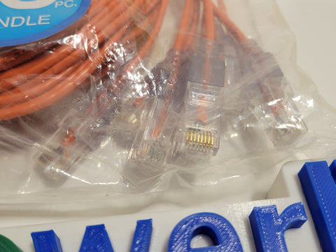 Lot of 240x Monoprice SlimRun Cat6A Ethernet Network Patch Cables NEW