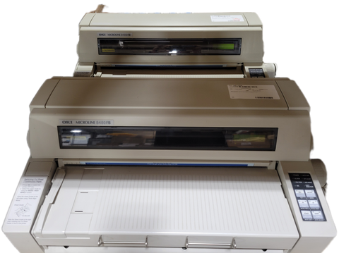 Lot of 8x OKIData D21105A 24-Pin Dot Matrix Impact Printers USED