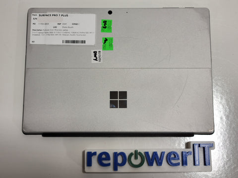 Microsoft Surface Pro 7+ i5-1135G7 (2.4GHz) 8GB 128GB M.2 NVMe SSD W11H Grade C