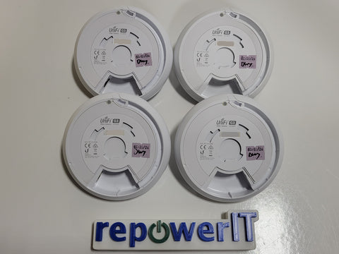 Lot of 4x Ubiquiti UVC-G3-DOME Wide-Angle Lens 1080p Security Cameras + Bracket Grade B