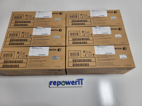 Lot of 6x Xerox 106R03946 Black Metered Toner Cartridges NEW
