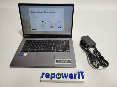 Acer Chromebook 514 Series 14" N20Q13 i5-1135G7 2.4GHz 8GB 128GB M.2 NVMe SSD ChromeOS Grade B