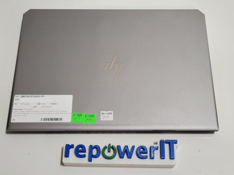 HP ZBook Studio G5 15.6" Laptop i7-8750H 2.2GHz Nvidia P2000 (4GB) 16GB 256GB M.2 NVMe SSD W11P Grade B