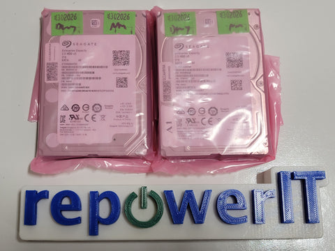 Lot of 2x Seagate ST2000NX0253 2.5" 2TB 6Gb/s 7200RPM SATA HDD USED