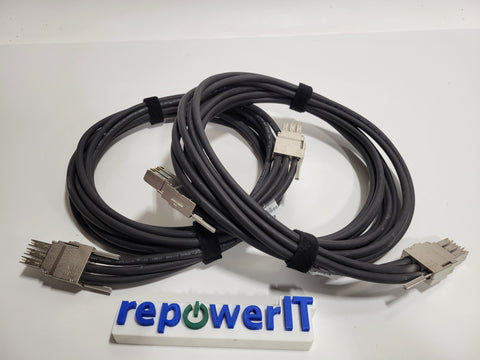 Lot of 2x Cisco STACK-T1-3M Stacking Cable 800-40405-01 USED