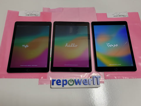 Lot of 3x Apple iPad Pro A1673 & A1954 A9X/A10 Fusion 2GB 32GB SSD Mixed Grade