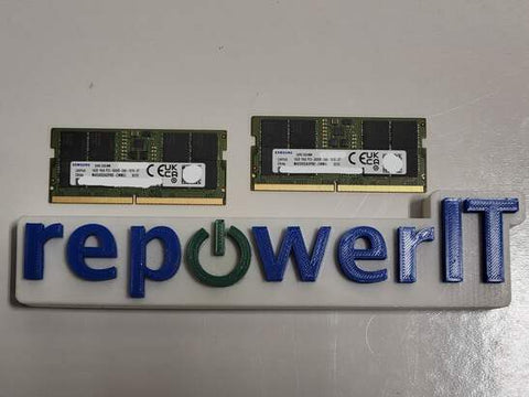 Lot of 2x Samsung M425R2GA3PB0-CWM0L 16GB DDR5 PC5-5600B Desktop Memory USED