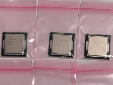 Lot of 6x i5 4th Gen i5-4670S/i5-4570S/i5-4590S Processors USED