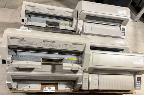 Lot of 8x OKIData D21105A 24-Pin Dot Matrix Impact Printers USED