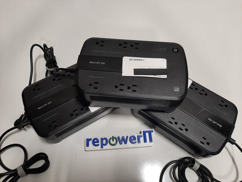 Lot of 3x APC BE350G UPS Battery Backup Surge Protector Grade B