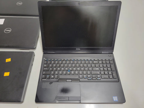 Lot of 6x Dell Latitude 5580 Laptops i5-7200U i5-6200U 8GB 16GB No HDD Grade C