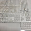 Lot of 5x Apple A1243 Wired USB Keyboards Grade C