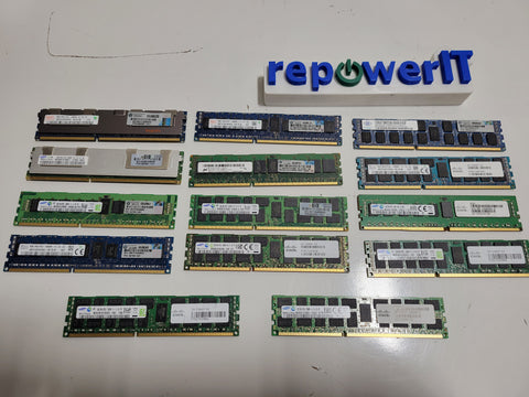 Lot of 191x Mixed Brands/Models 8GB Ram Sticks USED