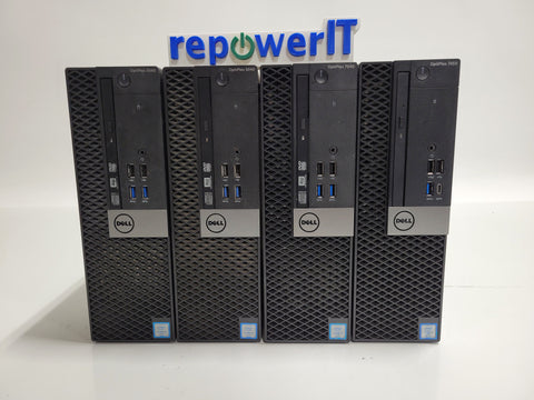 Lot of 4x Optiplex 5040, 7040, 7050 SFF Computers No HDD W10P Grade B/C