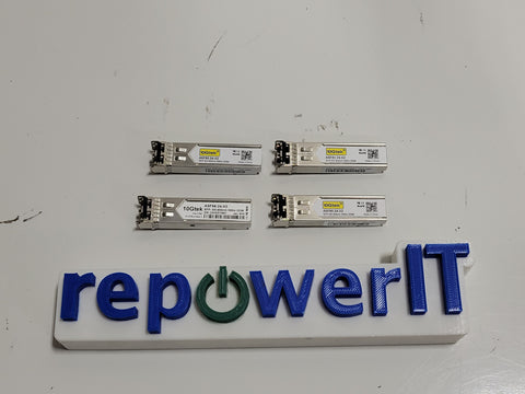 Lot of 4x 10GTEK ASF85-24-X2 1.25Gbps SFP-SX 850nm 550m DDM USED