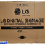 LG 49UH5C-B 49" HD Smart Display New Open Box