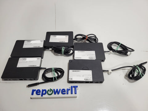 Lot of 5x Dell K17A001 Docking Stations USED