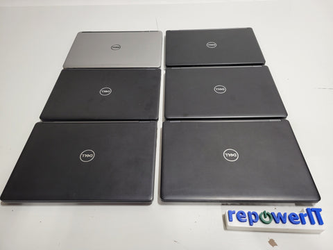 Lot of 7x Dell Latitude 5490/E7440 Laptops i7-8650U/i5-4300U 16GB/4GB Various HDD Grade D