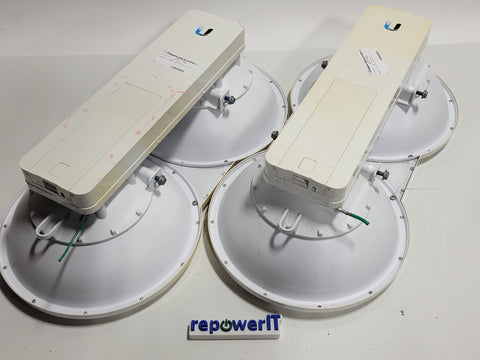 Lot of 2x Ubiquiti Networks AF-5 AF5 AirFiber With Mounting Brackets Grade C