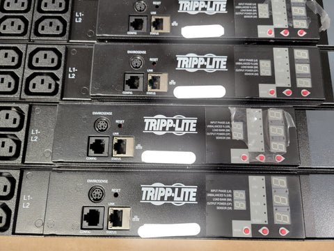 Lot of 10x TrippLite PDU3VN10G60BW 3-Phase Monitored 14.5kW PDUs USED