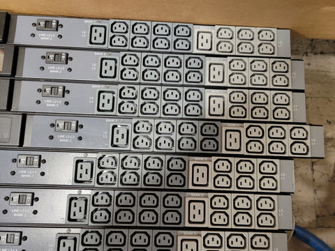 Lot of 11x TrippLite PDU3EVN10G60B 3-Phase Monitored 14.5kW PDUs USED