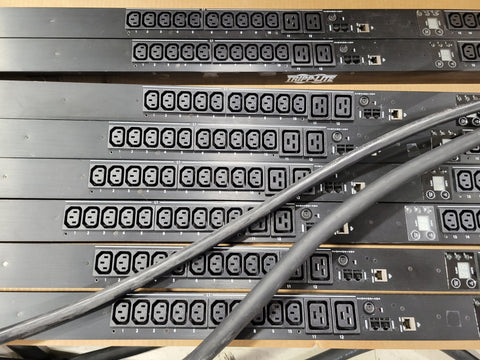 Lot of 8x TrippLite PDU3VN10L2130 / PDU3VN10G60 PDUs USED