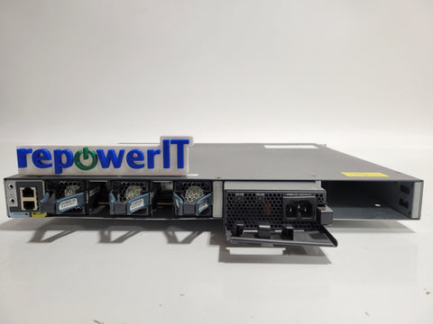 Cisco WS-C3650-48FQ-S 48 Port PoE+ 4x10G SFP Catalyst 3650 Switch + Ears Grade C