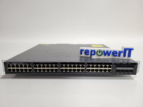 Cisco WS-C3650-48PD-E Catalyst 3650-48P Layer 3 Switch 48 Ports + Ears Grade D