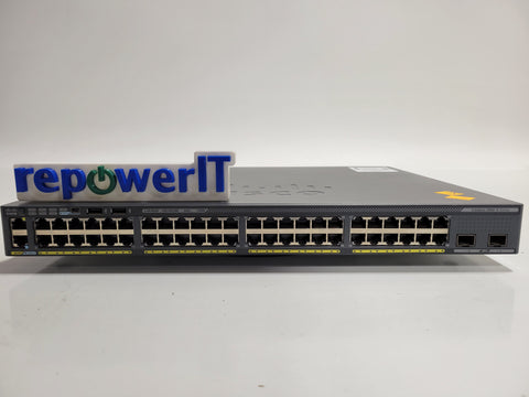 Cisco WS-C2960X-48FPD-L 48-Port Gigabit PoE Capable Ethernet Switch W/ 2x SFP Ports Grade C