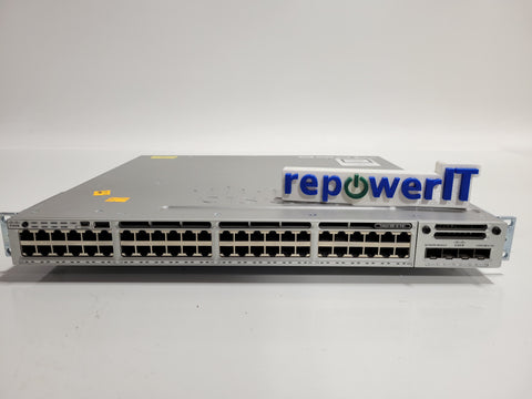 Cisco WS-C3850-48F-S Cisco Catalyst 48 ports Managed POE Switch + Ears Grade C