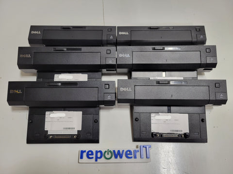 Lot of 6x Dell PR02X E-Port Plus Docking Station For E-Series Laptops Grade B