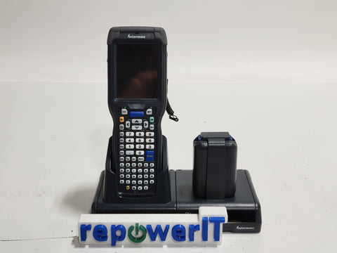 Lot of Intermec 1x CK71 Barcode Scanner + 3x CK71 Batteries + 1x 852-920-002 Dock Grade B