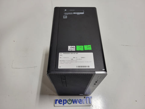 HP ProDesk 400 G5 MT Tower PC i5-8500 3GHz 8GB 256GB M.2 NVMe SSD DVD-RW W11P Grade B