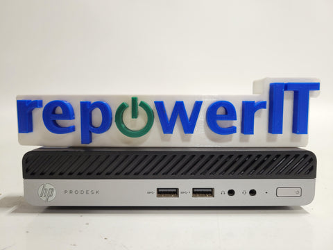 HP ProDesk 400 G5 Mini PC i5-9500T 2.20GHz 16GB 256GB M.2 NVMe SSD W11P Grade B