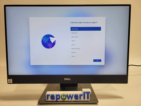 Dell Optiplex 7490 24" AIO i5-10500 3.10GHz 16GB 256GB M.2 NVMe SSD W11P Grade B