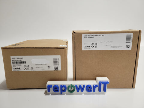 Axis P3268-LVE 8MP Outdoor Night Vision Dome Camera w T94T01D Pendant Kit NEW
