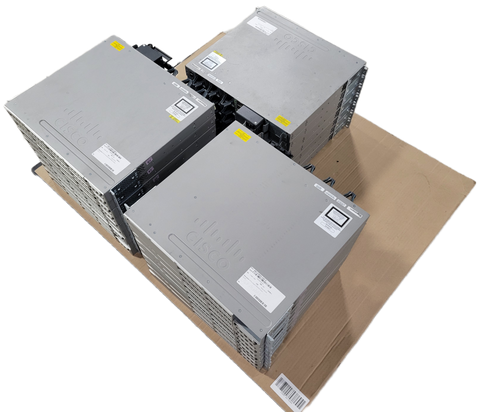 Lot of 25x Cisco C3850 Switches WS-C3850-48F-L WS-C3850-24T-E WS-C3850-48F-S USED