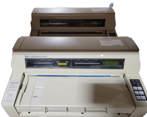 Lot of 8x OKIData D21105A 24-Pin Dot Matrix Impact Printers USED