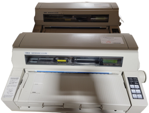 Lot of 8x OKIData D21105A 24-Pin Dot Matrix Impact Printers USED