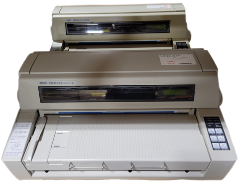 Lot of 8x OKIData D21105A 24-Pin Dot Matrix Impact Printers USED