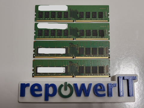 Lot of 4x Mixed Brand/Model/Speed 16GB DDR4 Server Memory USED