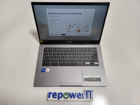 Acer Chromebook 514 Series 14" N20Q13 i5-1135G7 2.4GHz 8GB 128GB M.2 NVMe SSD ChromeOS Grade B