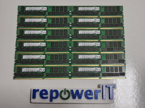 Lot of 12x SKHynix HMA84GR7MFR4N-UH 32GB 2Rx4 PC4-2400T-RB1 Server Memory USED