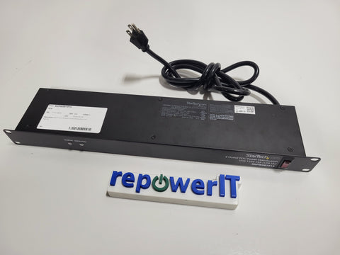 StarTech RKPW081915 8 Outlet Rackmount Power Distribution Unit Grade A